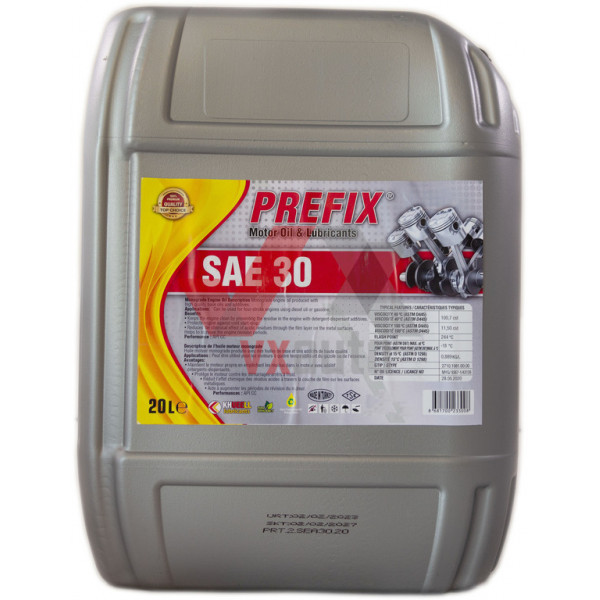 Масло  SAE 30  20 л Prefix Diesel (М10Г2К), API CC