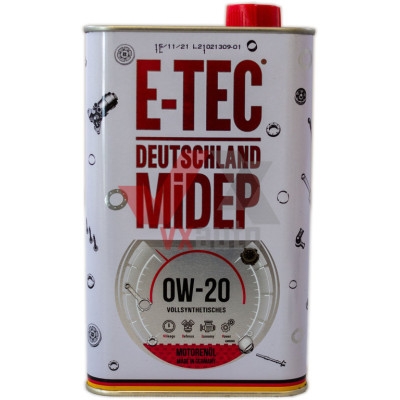 Масло 0w20 1 л E-TEC FS, API SN