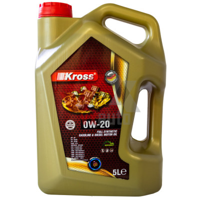 Масло 0w20 5 л KROSS Full Synthetic, API SP