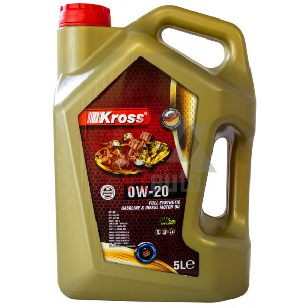 Олива 0w20  5 л KROSS Full Synthetic, API SP