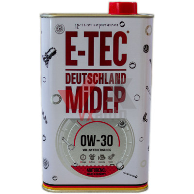 Олива 0w30 1 л E-TEC FS, API SL/CF