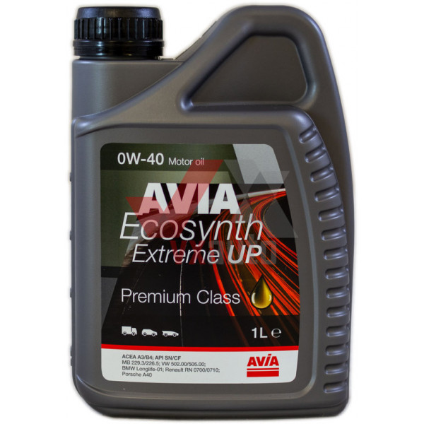 Масло 0w40   1 л Avia Ecosynth Extreme UP, API SN/CF