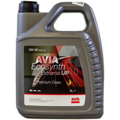 Масло 0w40 5 л Avia Ecosynth Extreme UP, API SN/CF