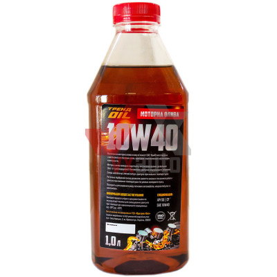 Масло 10w40 1 л Тренд OIL (канистра ПЭТ), API SG/CF