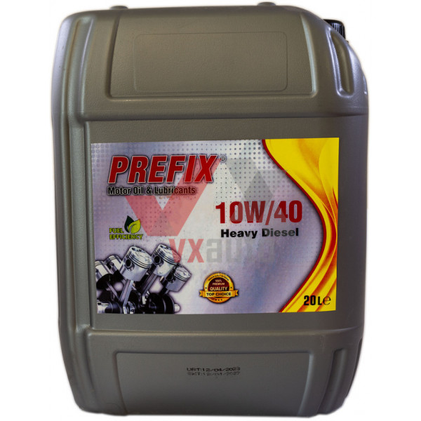 Масло 10w40 20 л Prefix Diesel (для тяжелогрузных авто), API SN/CF-4