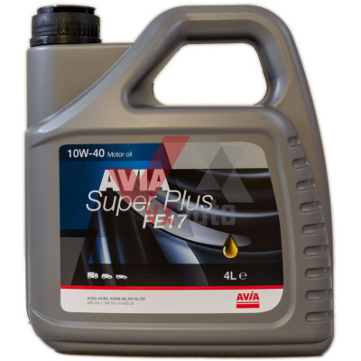 Масло 10w40 4 л Avia Super Plus FE17, API SL/CF