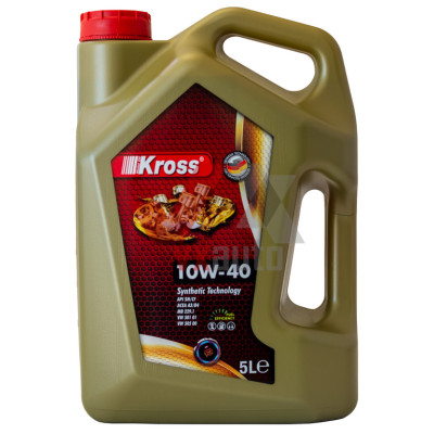Масло 10w40 5 л KROSS Synthetic Technology, API SN/CF