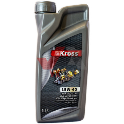Масло 15w40 1 л KROSS, API SL/CI-4