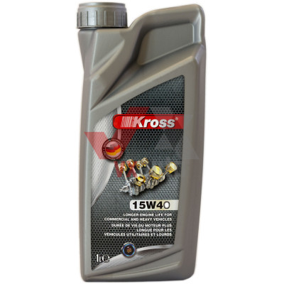 Масло 15w40 1 л KROSS Disel, API CF-4