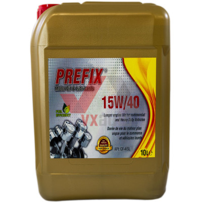 Масло 15w40 10 л Prefix, API SL/CF-4