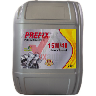 Масло 15w40 20 л Prefix Diesel (для тяжелогрузных авто), API SN/CF-4