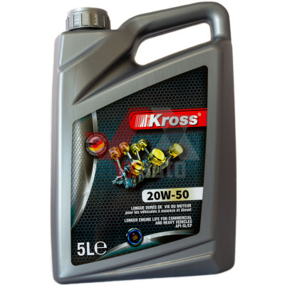 Масло 20w50 5 л KROSS, API SL/CF