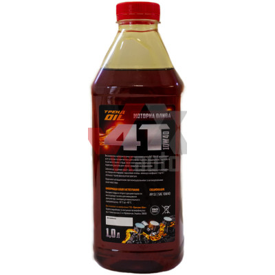 Масло 4-Т 10w40 1 л Тренд OIL (канистра ПЭТ), API SJ