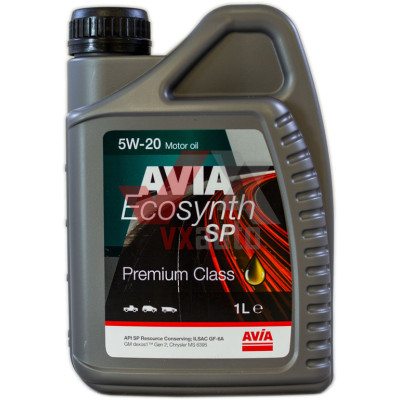 Масло 5w20 1 л Avia Ecosynth, API SP