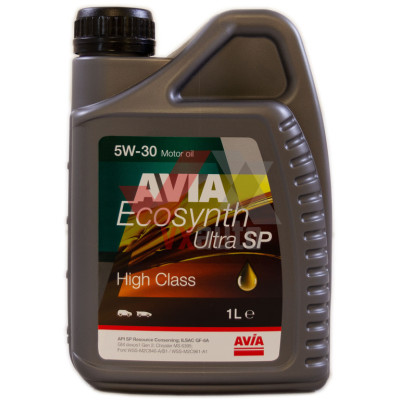 Олива 5w30   1 л Avia Ecosynth Ultra SP, API SP