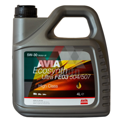 Масло 5w30 4 л Avia Ecosynth Ultra FE03, API SN