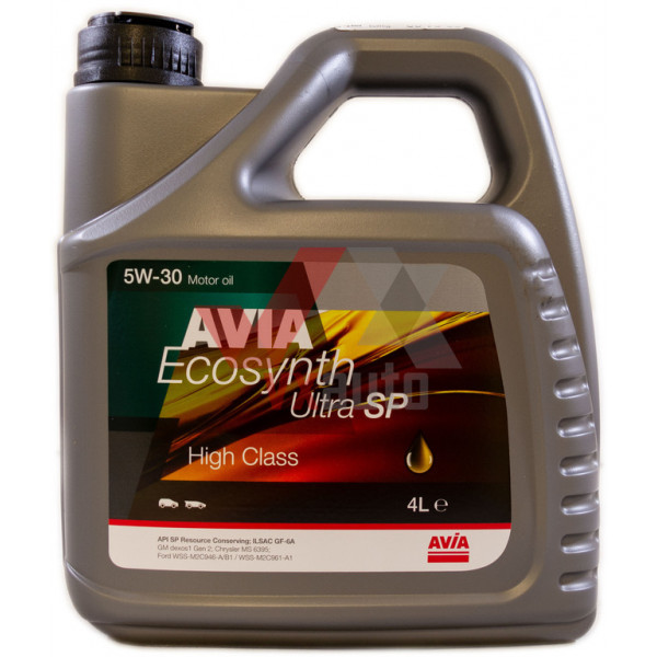 Олива 5w30 4 л Avia Ecosynth Ultra SP, API SP