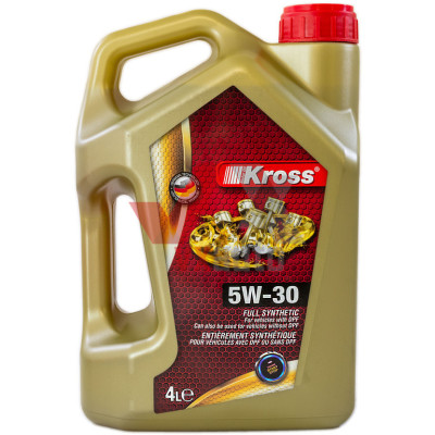 Масло 5w30 4 л KROSS Full Synthetic DPF, API SN/CI-4