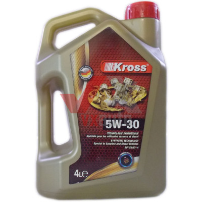Масло 5w30 4 л KROSS Synthetic Technology, API SN/CI-4
