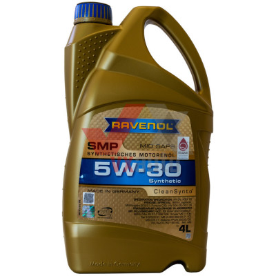 Масло 5w30 4 л Ravenol SMP Synthetisches, API SN