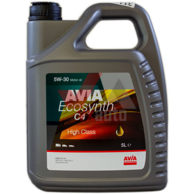 Масло 5w30 5 л Avia Ecosynth C4