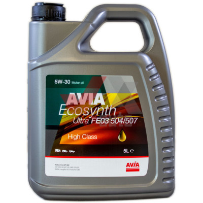Масло 5w30 5 л Avia Ecosynth Ultra FE03