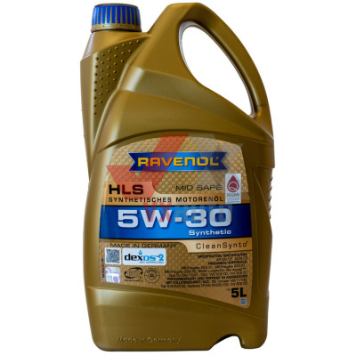 Масло 5w30 5 л Ravenol HLS Synthetisches, API SN/CF