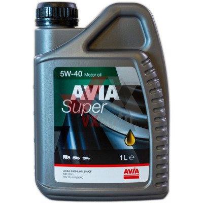 Масло 5w40 1 л Avia Super, API SN/CF