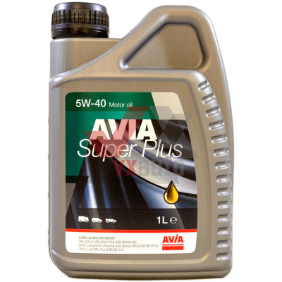 Масло 5w40 1 л Avia Super Plus, API SN/CF