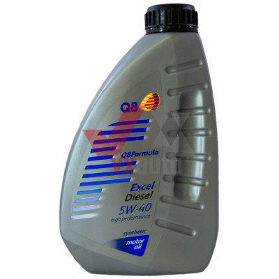 Масло 5w40 1 л Q8 Formula Excel Diesel, API CF