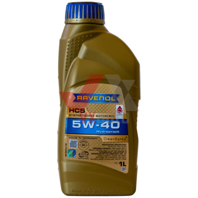 Масло 5w40 1 л Ravenol HCS Synthetisches, API SN/CF