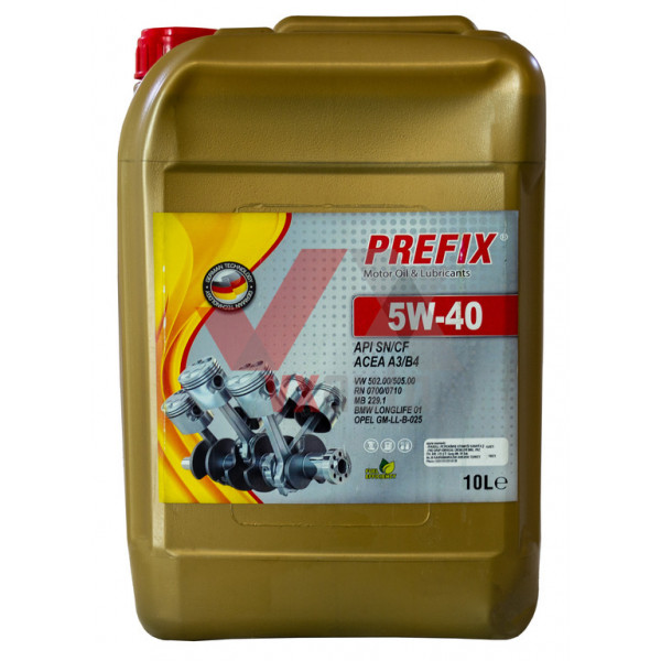 Олива 5w40  10 л Prefix, API SN/CF