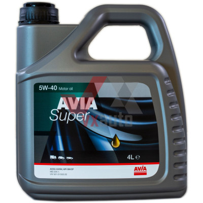 Масло 5w40 4 л Avia Super, API SN/CF