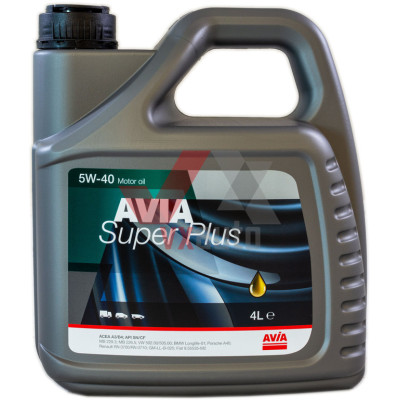 Масло 5w40 4 л Avia Super Plus, API SN/CF