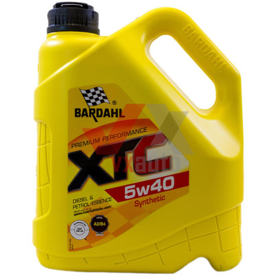Масло 5w40 4 л Bardahl XTC, API SN/CF