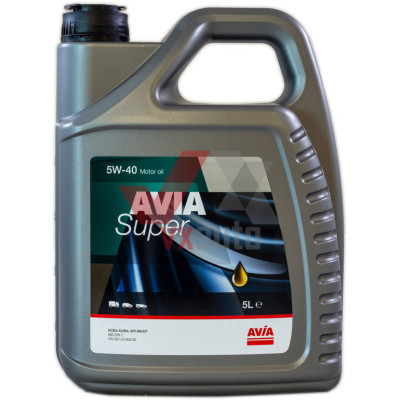 Масло 5w40 5 л Avia Super, API SN/CF