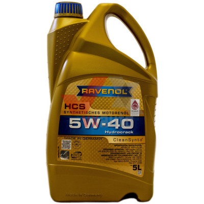 Масло 5w40 5 л Ravenol HCS Synthetisches