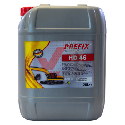Масло гидравлическое HD46 20 л Prefix Hydraulic