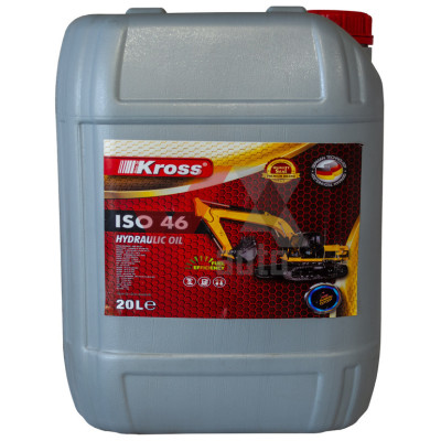 Масло гидравлическое ISO46 20 л KROSS Hydraulic