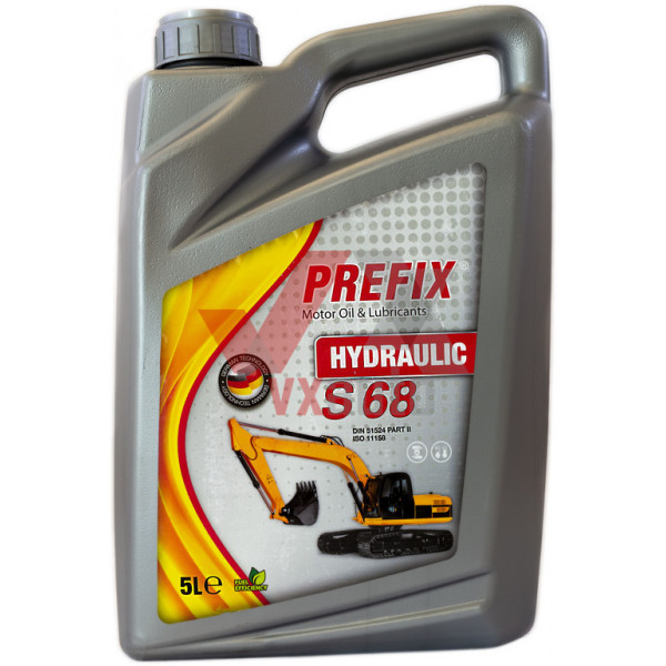 Олива гідравлічна S68 5 л Prefix Hydraulic