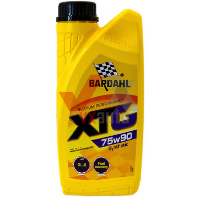 Масло трансмиссионное 75w90 1 л Bardahl XTG, API GL-5
