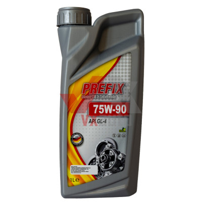 Масло трансмиссионное 75w90 1 л Prefix, API GL-4