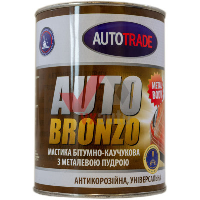 Мастика битумно-каучуковая 1 л/0.9 кг AUTOTRADE Autobronzo