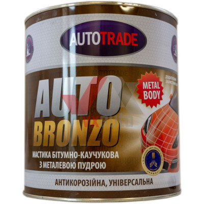 Мастика битумно-каучуковая 3 л/2.5 кг AUTOTRADE Autobronzo