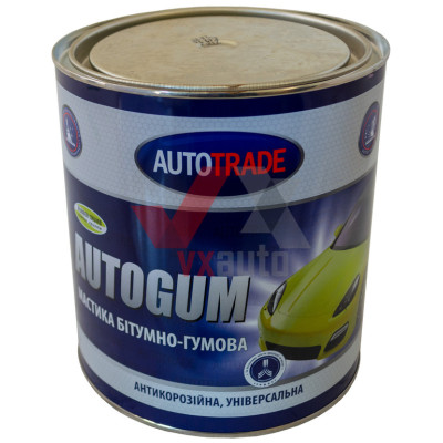 Мастика битумно-резиновая 3 л/2.4 кг AUTOTRADE Autogum
