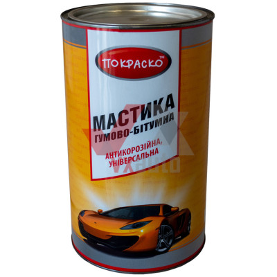 Мастика бітумно-гумова 5 л/4.3 кг Покраско