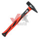 Молоток слесарный 500 г Intertool (фиберглас. ручка)