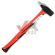 Молоток слюсарний 800 г Intertool (фіберглас. ручка)