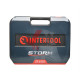 Набор инструментов 110 од. 1/2", 1/4" Intertool SUPER LOCK STORM Cr-V