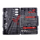 Набор инструментов 176 од. 1/2", 1/4", 3/8" Intertool Cr-V (профессиональный)